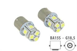 LAMPADA LED BA15S G18,5 R5W 24V COLORE VERDE