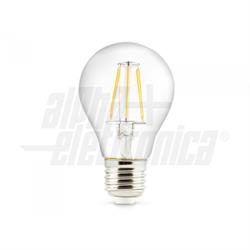 Lampada a filamento led bulbo 230Vac E27 7.5W bianco caldo