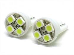 LUCI DI POSIZIONE A 4 LED SMD ATTACCO T10 W5W 24V