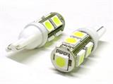 LUCI DI POSIZIONE A 9 LED SMD ATTACCO T10 W5W 24V