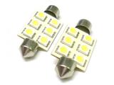 LUCI TARGA E ABITACOLO,MODELLO SILURO A 9 LED SMD 41mm 24V