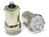 LAMPADA LED A 9 LED SMD CON ATTACCO BA15S 18.5 24V