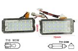 KIT LUCI TARGA CON LED SMD PER FIAT 500