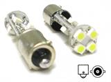 LUCI DI POSIZIONE A 8 LED SMD CON ATTACCO BA9S T4W 12V