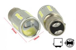 LAMPADA LED BAZ15D 1157 P21/4W 12V 24V 21 SMD