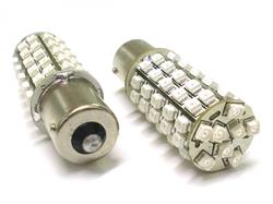 LAMPADA LED PER LUCI FRECCE A 68 LED ATTACCO P21 12V Arancione