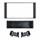 KIT DI FISSAGGIO X AUTORADIO 2DIN SUBARU IMPREZA>08 FORESTER 08>