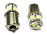 LUCI POSIZIONI A 7 LED SMD 5050 ATTACCO BA15S G18 NO ERROR 12V