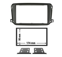 MASCHERINA 2DIN NERO SMART FORTWO 10>14>