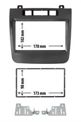 SUPPORTO AUTORADIO 2DIN VW TOURANGE 2011>
