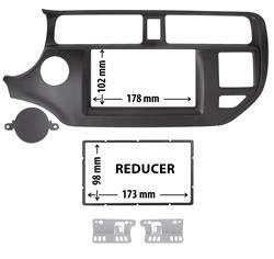 MASCHERINA 2DIN NERO KIA RIO 12>15