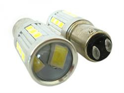 LAMPADA LED PER STOP E POS. CON LED SMD,DOP. FIL P21/5W 12-24V