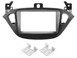 MASCHERINA 2DIN NERO LUCIDO OPEL ADAM 13> CORSA 15>