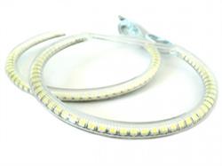 COPPIA ANGEL EYES LED SEMICERCHIO 120mm 60SMD 352