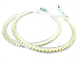 COPPIA ANGEL EYES LED SEMICERCHIO 131mm 66 SMD 3528