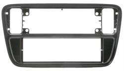 MASCHERINA ISO COLORE NERO VW/SEAT/SKODA