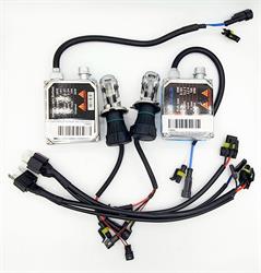 KIT XENON H4 5000K 9-16V 35W -con cablaggio indipendente