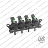 RAIL 4 INIETTORI GAS GIRS12 TIPO S VERDE