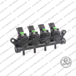 RAIL 4 INIETTORI GAS GIRS12 TIPO S VERDE