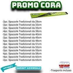 PROMO 40 CODICI  ASSORTITI SPAZZOLE CORA (TRADIZIONALI )