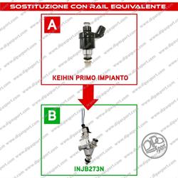 INIETTORI GAS OPEL ADAM CORSA E 1.4