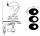 ANTENNA AM/FM DA TETTO ANTERIORE: 29cm senza cavo