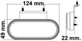 SIDE MARKER CAMION A LED AMBER/ARANCIO UNIVERSALE 12-24V