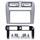 SUPPORTO AUTORADIO 2DIN PUNTO 2004>2012 COLORE GRIGIO