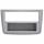 MASCHERINA MONTAGGIO AUTORADIO ALFA MITO 2DIN - GRIGIO