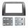 KIT MONTAGGIO AUTORADIO LANCIA Y (2003>2007) GRIGIO SCURO 2DIN