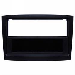 MASCHERINA RADIO ISO/2DIN FIAT DOBLÒ/OPEL COMBO 14> NERO LUCIDO