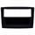 MASCHERINA RADIO ISO/2DIN FIAT DOBLÒ/OPEL COMBO 14> NERO LUCIDO