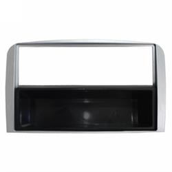 MASCHERINA MONTAGGIO AUTORADIO 2ISO ALFA ROMEO 147/GT ARGENTO