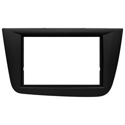 MASCHERINA MONT.AUTOR.SEAT ALTEA TOLEDO 04> 2DIN S/TRAVER. NERA