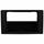 MASCHERINA MONTAGGIO AUTORADIO IVECO DAILY (2006>2014) NERO 2ISO
