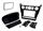 KIT MONTAGGIO AUTORADIO BMW s5 E60 2005>2012 2DIN