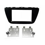 KIT MONTAGGIO AUTORADIO SUZUKY SX4 S-CROSS 2013>NERO LUCIDO 2DIN