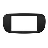 MASCHERINA MONTAGGIO AUTORADIO FIAT 500 NERO 2DIN