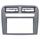 KIT MONTAGGIO AUTORADIO 2DIN FIAT GRANDE PUNTO GRIGIO SATINATO