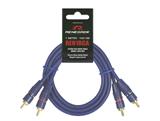 CAVO BLU RCA 1M, DOPPIA SCHERMATURA - LINEA RENEGADE