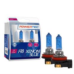 LAMPADA WHITE POWERTEC H8 6000K 12V