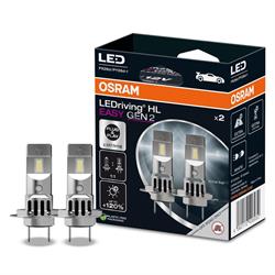 KIT LED OSRAM H7 LED EASY LUCE BIANCA 6000K 64210DWESY2-2HB
