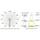 APPLIQUE LED 10W - 230VAC - CORPO NERO