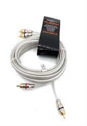 CAVO AUDIO STEREO IN RAME SOLIDO AD ALTA CONDUCIBILITÀ, 3 METRI