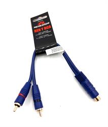 RENYRCA ADATTATORE Y RCA 1 FEMMINA  - 2 MASCHI