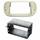 KIT MONTAGGIO AUTORADIO C/CLIMA FIAT 500 COLORE CREMA 2DIN