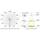 SEGNAPASSO LED 230V 2W flat BIANCO CALDO