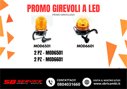 PROMO GIREVOLI A LED (4PZ ASSORITITI)