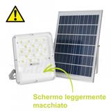 PROIETTORE LED A CARICA SOLARE CON SENSORE CREPUSCOLARE 12W