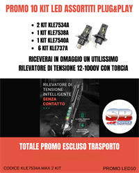 PROMO 10 KIT LED ASSORTITI PLUG&PLAY - AUTUNNO 2025